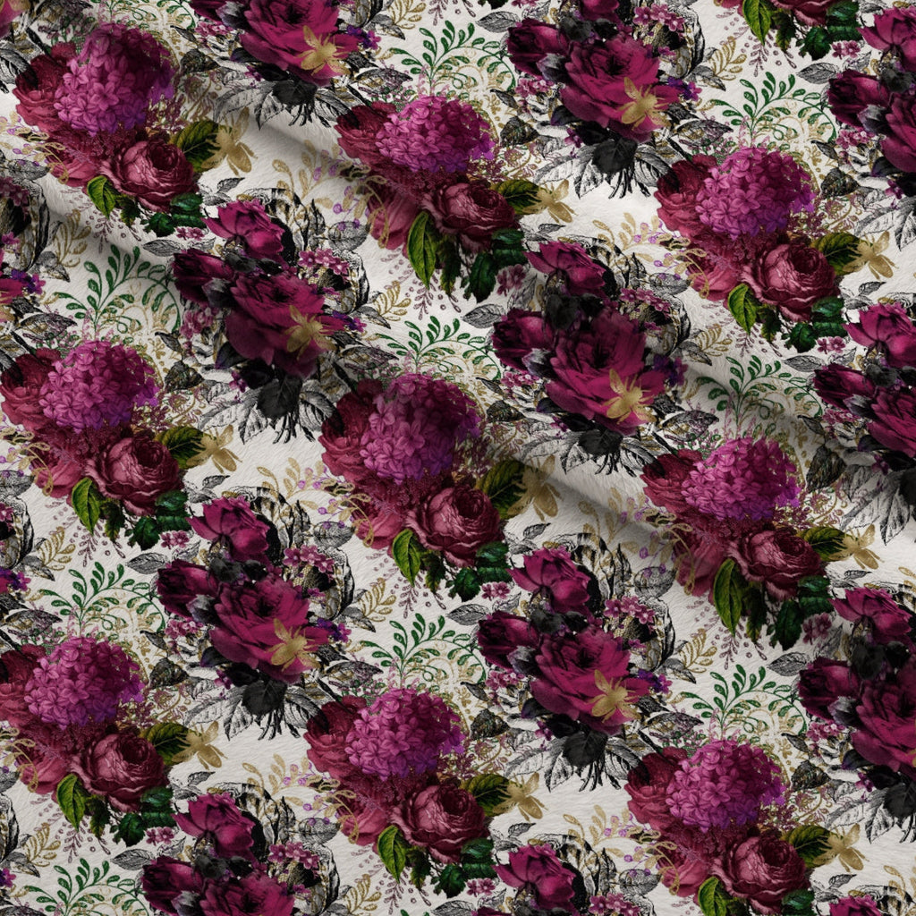 Gilded Hive Pattern 17 Fleece Fabric — fleece fabric folded close-up preview (mv-fleece-v1:lying)