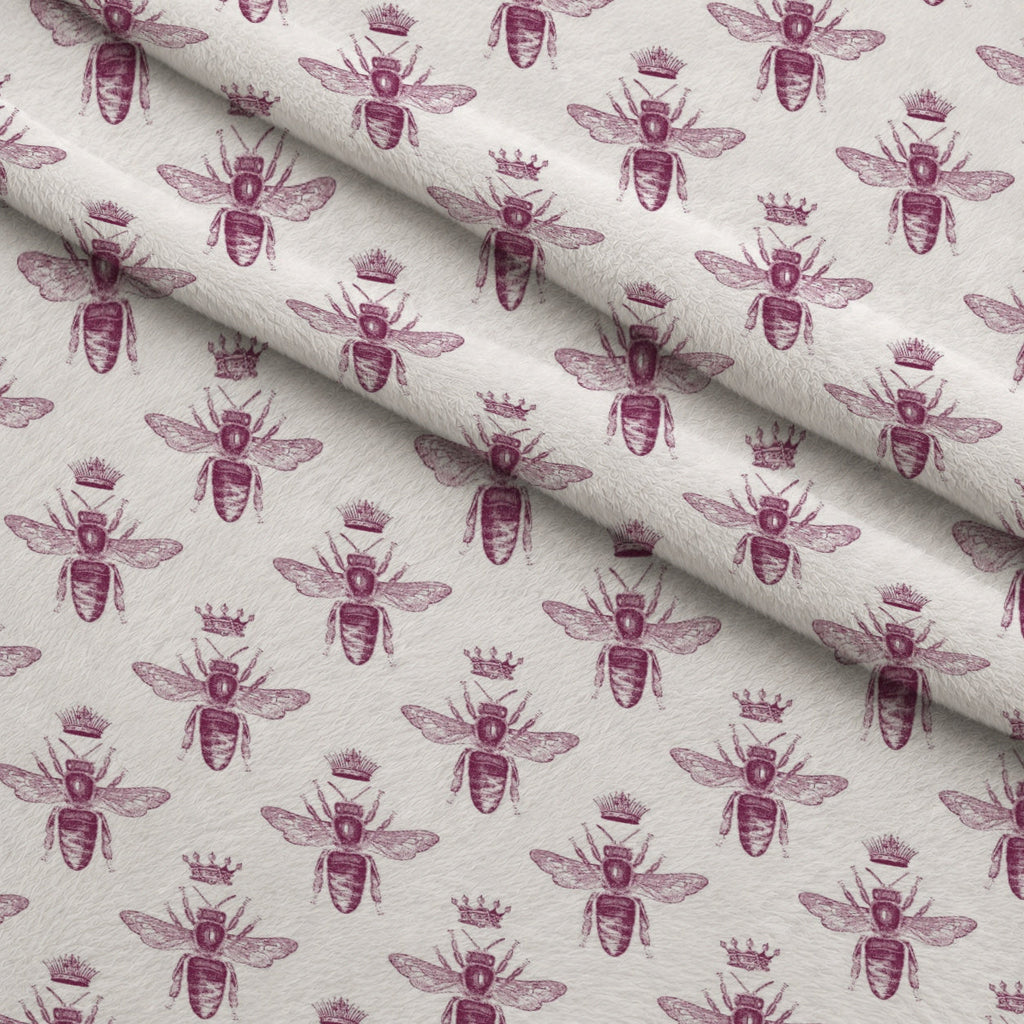 Gilded Hive Pattern 18 Fleece Fabric — fleece fabric folded close-up preview (mv-fleece-v1:lying)