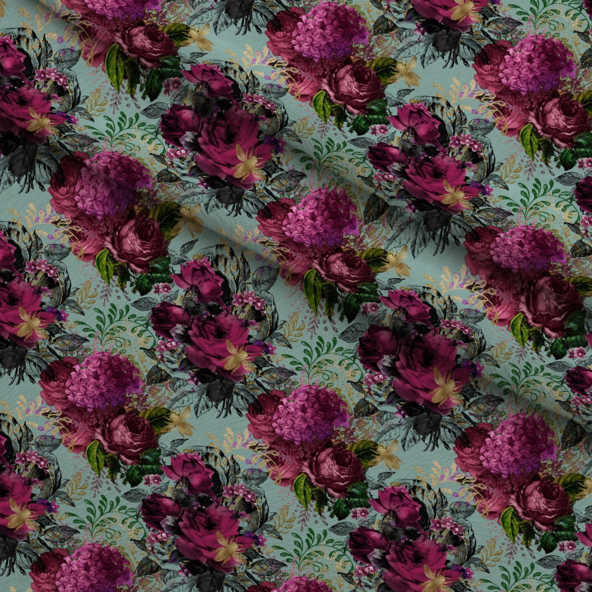 Gilded Hive Pattern 3 Fleece Fabric — fleece fabric folded close-up preview (mv-fleece-v1:lying)