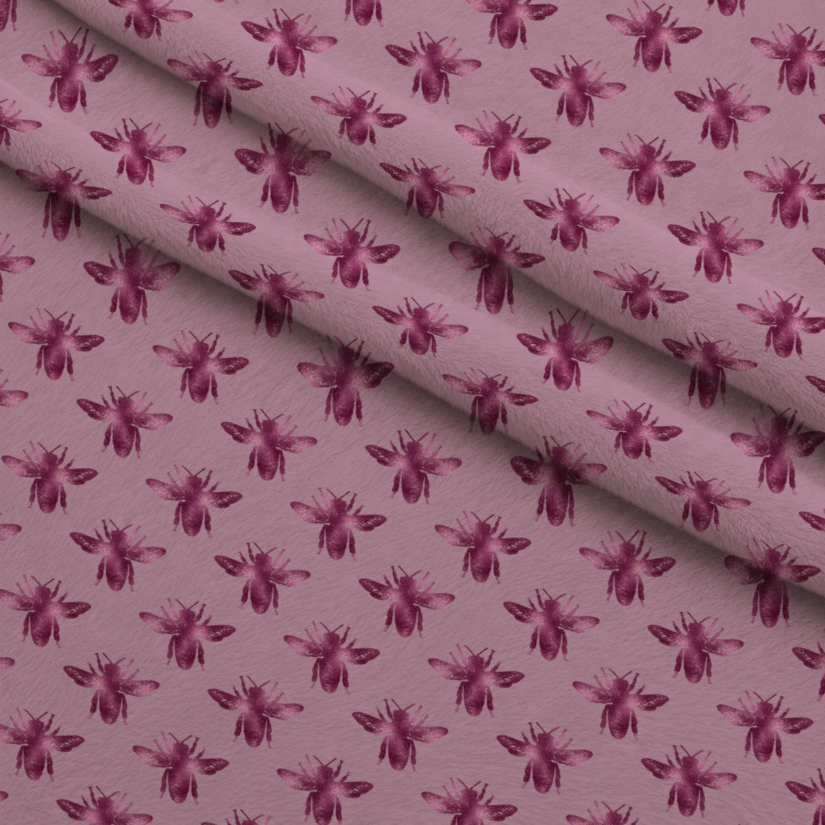 Gilded Hive Pattern 8 Fleece Fabric — fleece fabric folded close-up preview (mv-fleece-v1:lying)