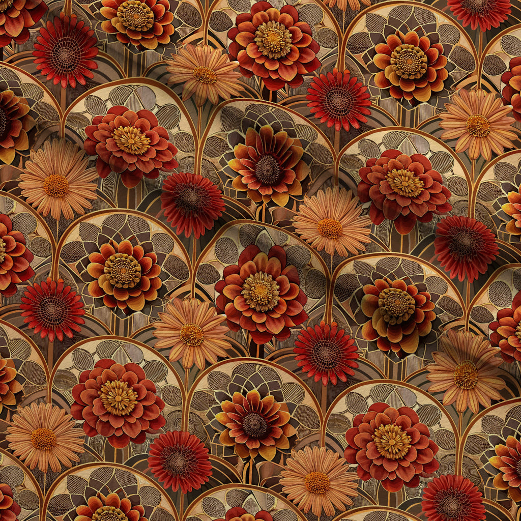 Gilded Jade Blooms Pattern 11 Fleece Fabric — fleece fabric folded close-up preview (mv-fleece-v1:lying)