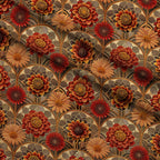 Gilded Jade Blooms Pattern 11 Fleece Fabric — fleece fabric folded close-up preview (mv-fleece-v1:lying)