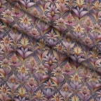 Gilded Jade Blooms Pattern 35 Fleece Fabric — fleece fabric folded close-up preview (mv-fleece-v1:lying)