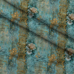 Gilded Lace Script Pattern 3 Fleece Fabric — fleece fabric folded close-up preview (mv-fleece-v1:lying)