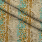 Gilded Lace Script Pattern 7 Fleece Fabric — fleece fabric folded close-up preview (mv-fleece-v1:lying)