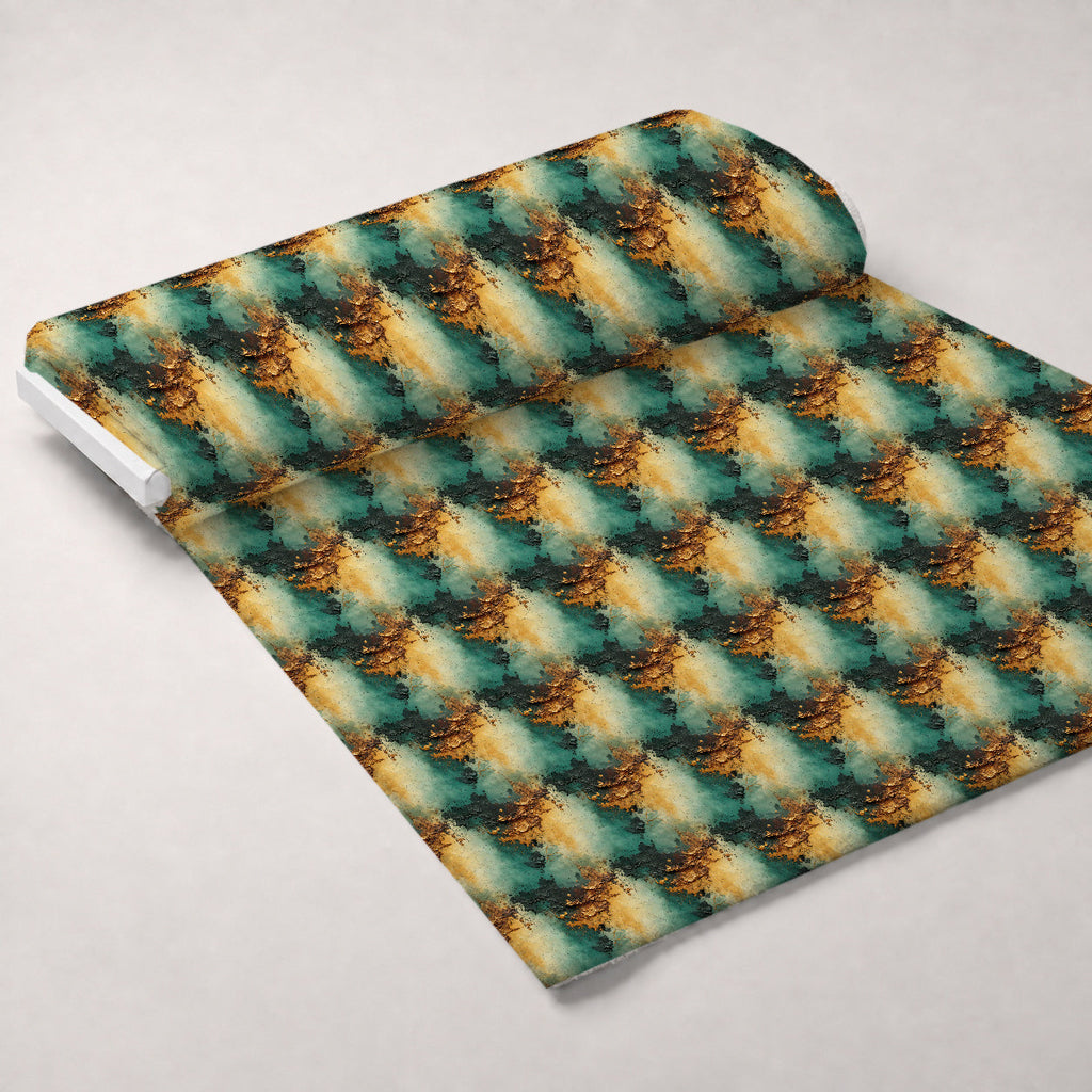 Gilded Lagoon Pattern 11 Fleece Fabric — fleece fabric unrolled bolt preview (mv-fleece-v1:bolt)