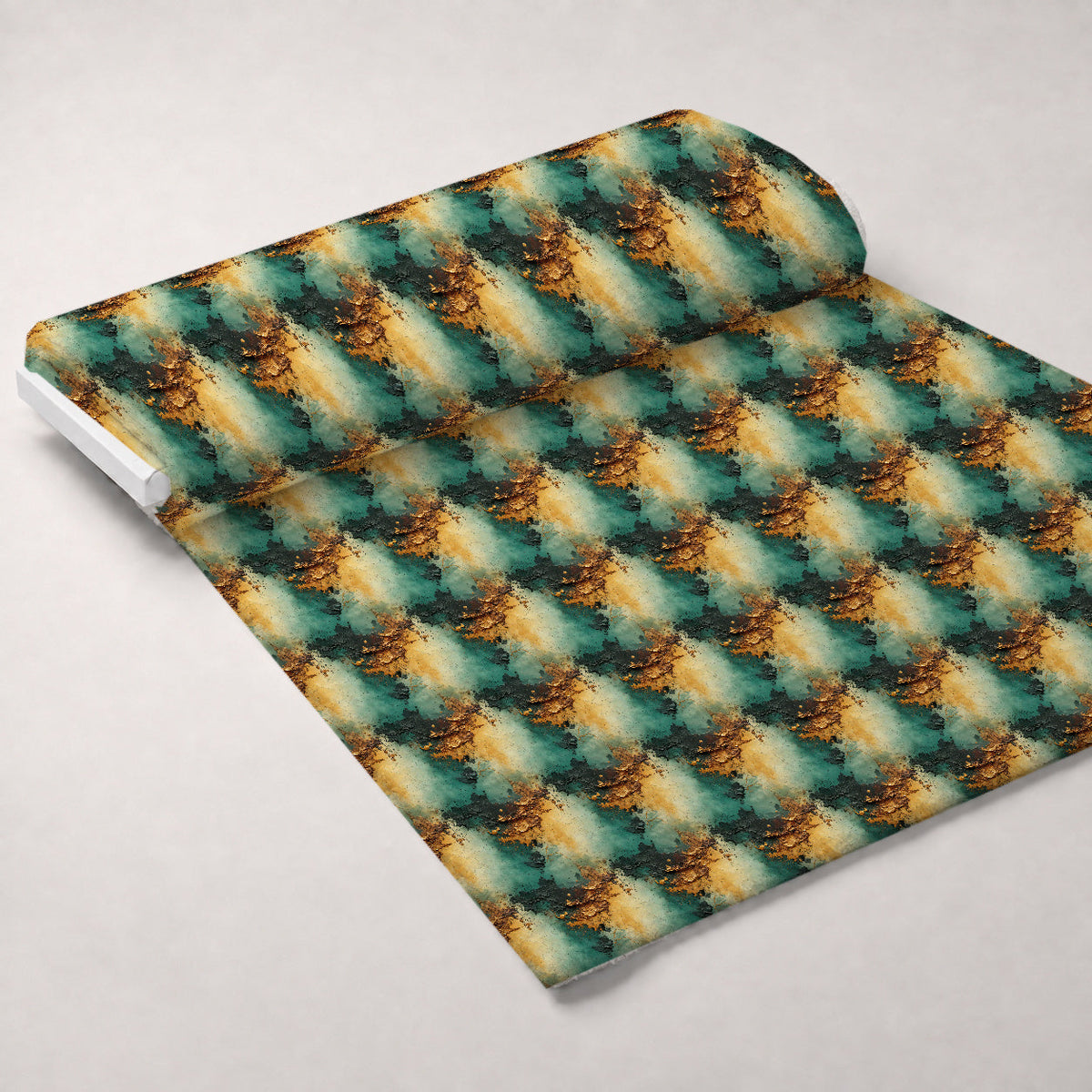 Gilded Lagoon Pattern 11 Fleece Fabric — fleece fabric unrolled bolt preview (mv-fleece-v1:bolt)