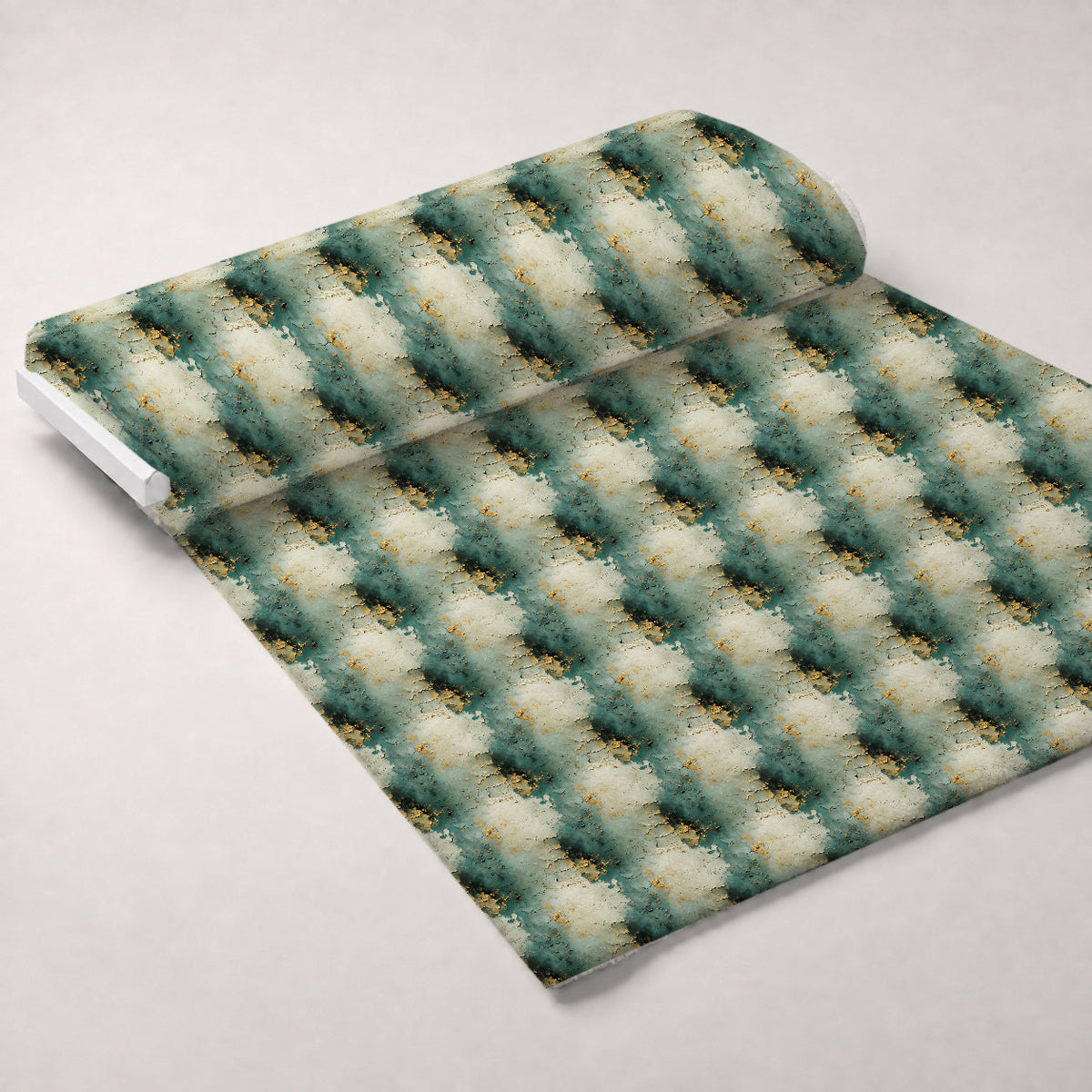 Gilded Lagoon Pattern 6 Fleece Fabric — fleece fabric unrolled bolt preview (mv-fleece-v1:bolt)
