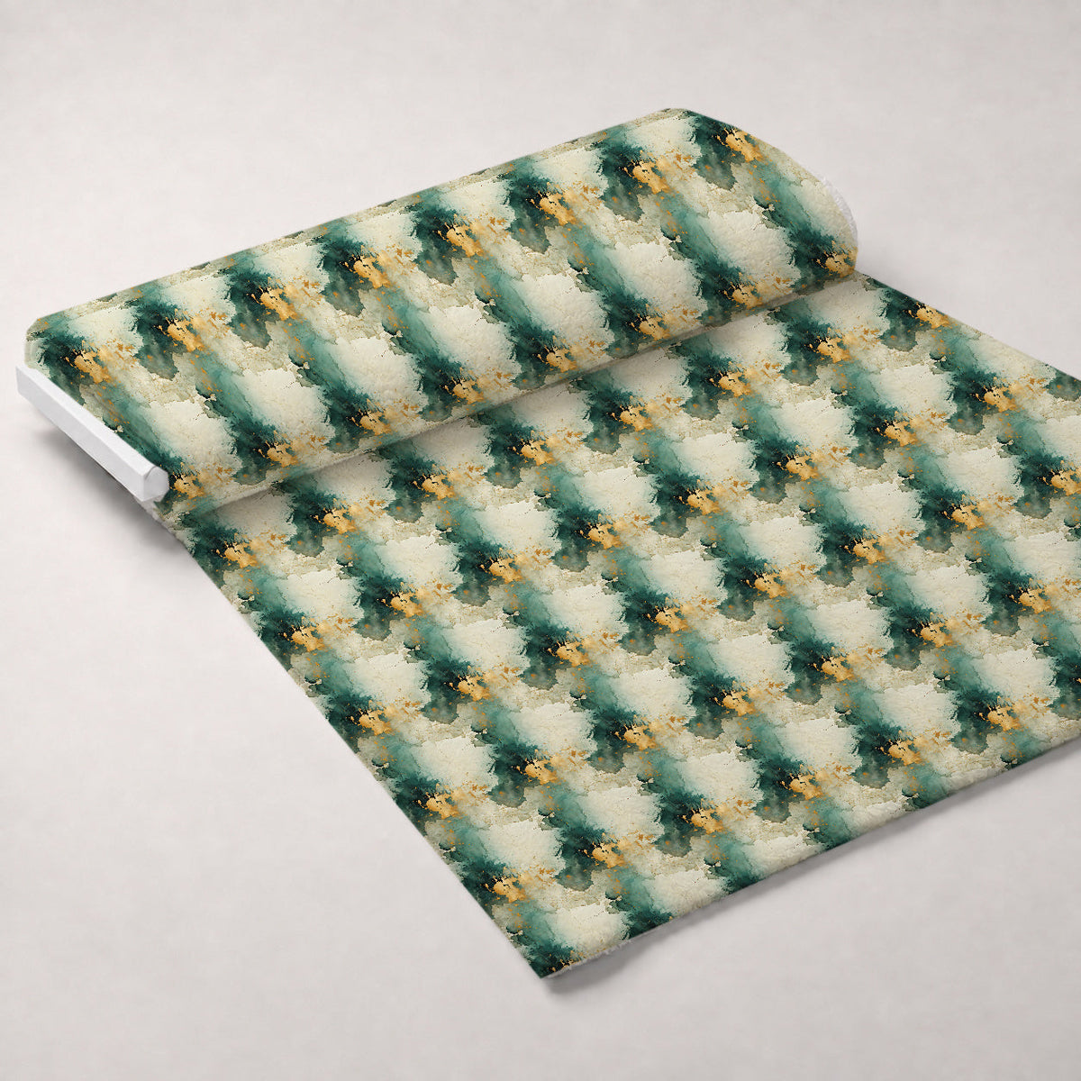 Gilded Lagoon Pattern 7 Fleece Fabric — fleece fabric unrolled bolt preview (mv-fleece-v1:bolt)