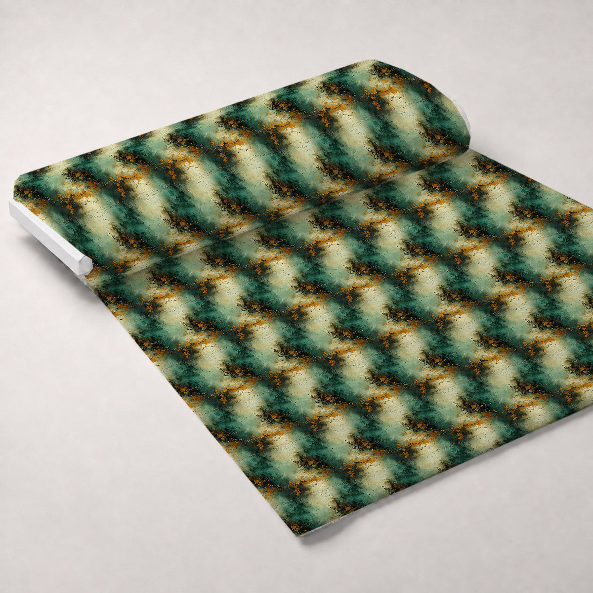 Gilded Lagoon Pattern 9 Fleece Fabric — fleece fabric unrolled bolt preview (mv-fleece-v1:bolt)