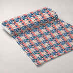 Gilded Liberty Pattern 19 Fleece Fabric — fleece fabric unrolled bolt preview (mv-fleece-v1:bolt)