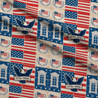 Gilded Liberty Pattern 19 Fleece Fabric — fleece fabric folded close-up preview (mv-fleece-v1:lying)