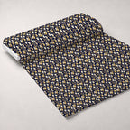 Gilded Midnight Tulips Pattern 9 Fleece Fabric — fleece fabric unrolled bolt preview (mv-fleece-v1:bolt)