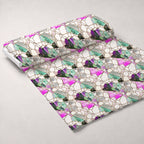 Gilded Mosaic Pattern 12 Fleece Fabric — fleece fabric unrolled bolt preview (mv-fleece-v1:bolt)