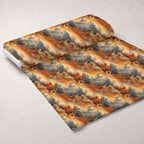 Gilded Nebula Pattern 10 Fleece Fabric — fleece fabric unrolled bolt preview (mv-fleece-v1:bolt)