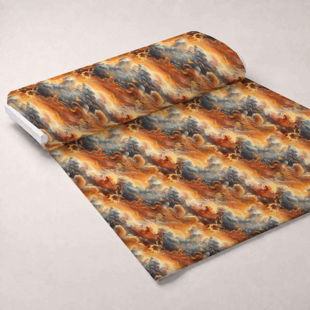 Gilded Nebula Pattern 10 Fleece Fabric — fleece fabric unrolled bolt preview (mv-fleece-v1:bolt)