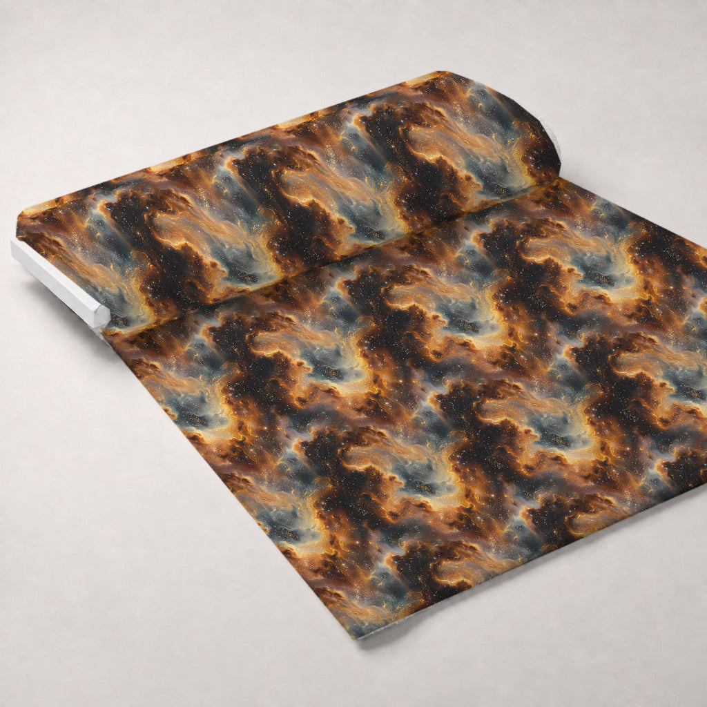 Gilded Nebula Pattern 11 Fleece Fabric — fleece fabric unrolled bolt preview (mv-fleece-v1:bolt)