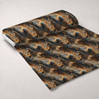 Gilded Nebula Pattern 4 Fleece Fabric — fleece fabric unrolled bolt preview (mv-fleece-v1:bolt)