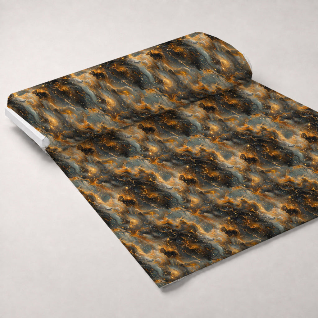 Gilded Nebula Pattern 8 Fleece Fabric — fleece fabric unrolled bolt preview (mv-fleece-v1:bolt)