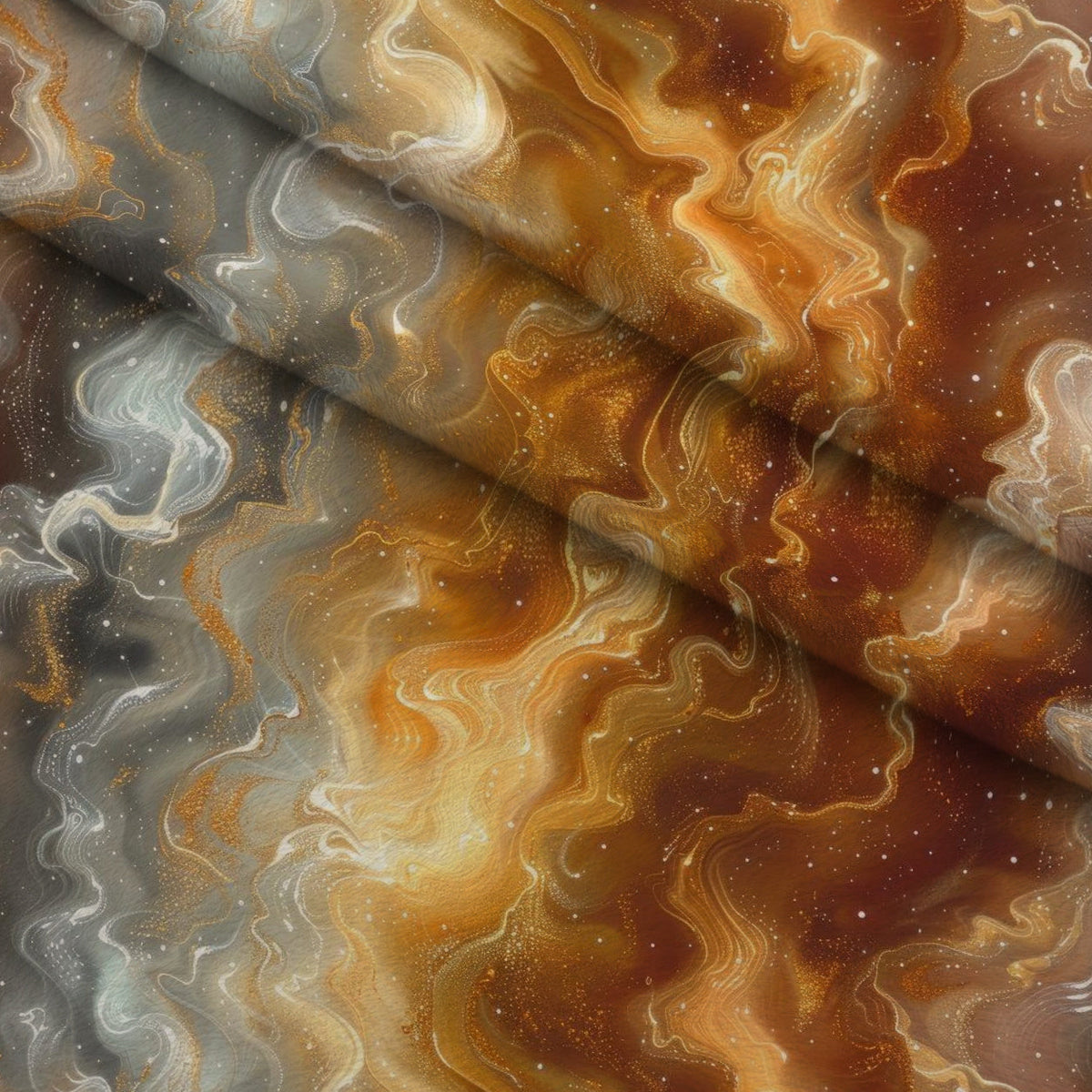 Gilded Nebula Pattern 9 Fleece Fabric — fleece fabric folded close-up preview (mv-fleece-v1:lying)