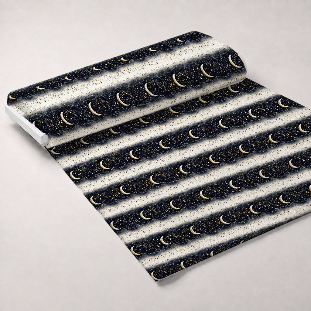 Gilded Nightfall Pattern 6 Fleece Fabric — fleece fabric unrolled bolt preview (mv-fleece-v1:bolt)