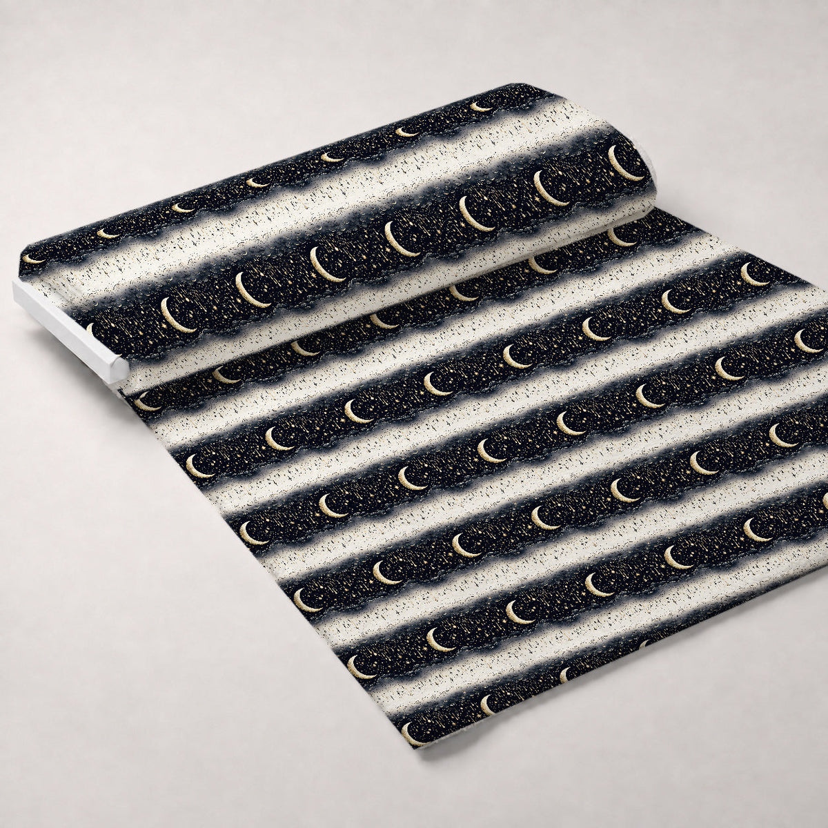 Gilded Nightfall Pattern 6 Fleece Fabric — fleece fabric unrolled bolt preview (mv-fleece-v1:bolt)