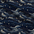 Gilded Nightfall Pattern 7 Fleece Fabric — fleece fabric folded close-up preview (mv-fleece-v1:lying)