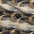 Gilded Nightfall Pattern 8 Fleece Fabric — fleece fabric folded close-up preview (mv-fleece-v1:lying)