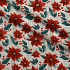 Gilded Noel Pattern 8 Fleece Fabric — fleece fabric folded close-up preview (mv-fleece-v1:lying)