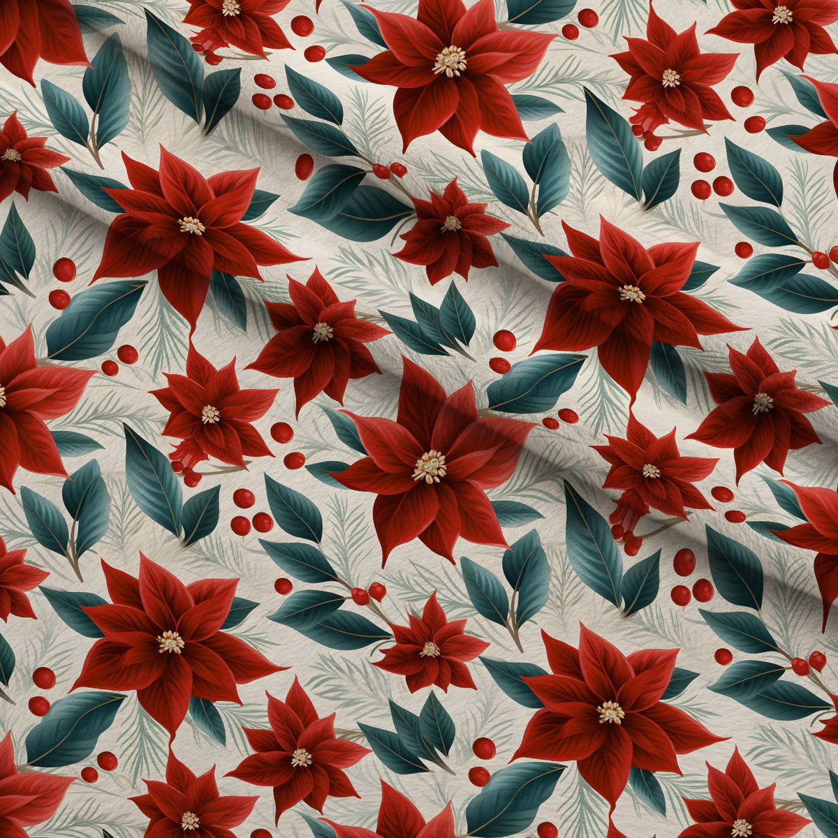 Gilded Noel Pattern 8 Fleece Fabric — fleece fabric folded close-up preview (mv-fleece-v1:lying)