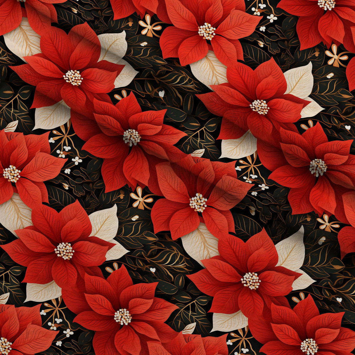 Gilded Noel Pattern 9 Fleece Fabric — fleece fabric folded close-up preview (mv-fleece-v1:lying)