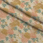 Gilded Peonies Pattern 15 Fleece Fabric — fleece fabric folded close-up preview (mv-fleece-v1:lying)
