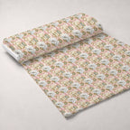 Gilded Peonies Pattern 6 Fleece Fabric — fleece fabric unrolled bolt preview (mv-fleece-v1:bolt)
