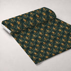 Gilded Regalia Pattern 1 Fleece Fabric — fleece fabric unrolled bolt preview (mv-fleece-v1:bolt)