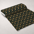Gilded Regalia Pattern 2 Fleece Fabric — fleece fabric unrolled bolt preview (mv-fleece-v1:bolt)