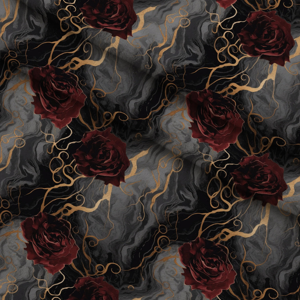 Gilded Rose Marble Pattern 11 Fleece Fabric — fleece fabric folded close-up preview (mv-fleece-v1:lying)