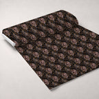 Gilded Rose Marble Pattern 2 Fleece Fabric — fleece fabric unrolled bolt preview (mv-fleece-v1:bolt)