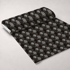 Gilded Rose Marble Pattern 5 Fleece Fabric — fleece fabric unrolled bolt preview (mv-fleece-v1:bolt)