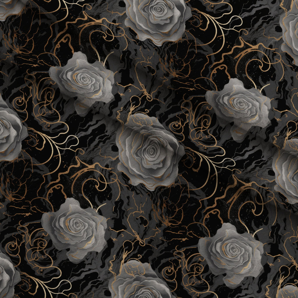 Gilded Rose Marble Pattern 5 Fleece Fabric — fleece fabric folded close-up preview (mv-fleece-v1:lying)