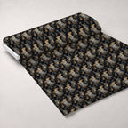 Gilded Rose Marble Pattern 7 Fleece Fabric — fleece fabric unrolled bolt preview (mv-fleece-v1:bolt)