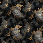 Gilded Rose Marble Pattern 7 Fleece Fabric — fleece fabric folded close-up preview (mv-fleece-v1:lying)