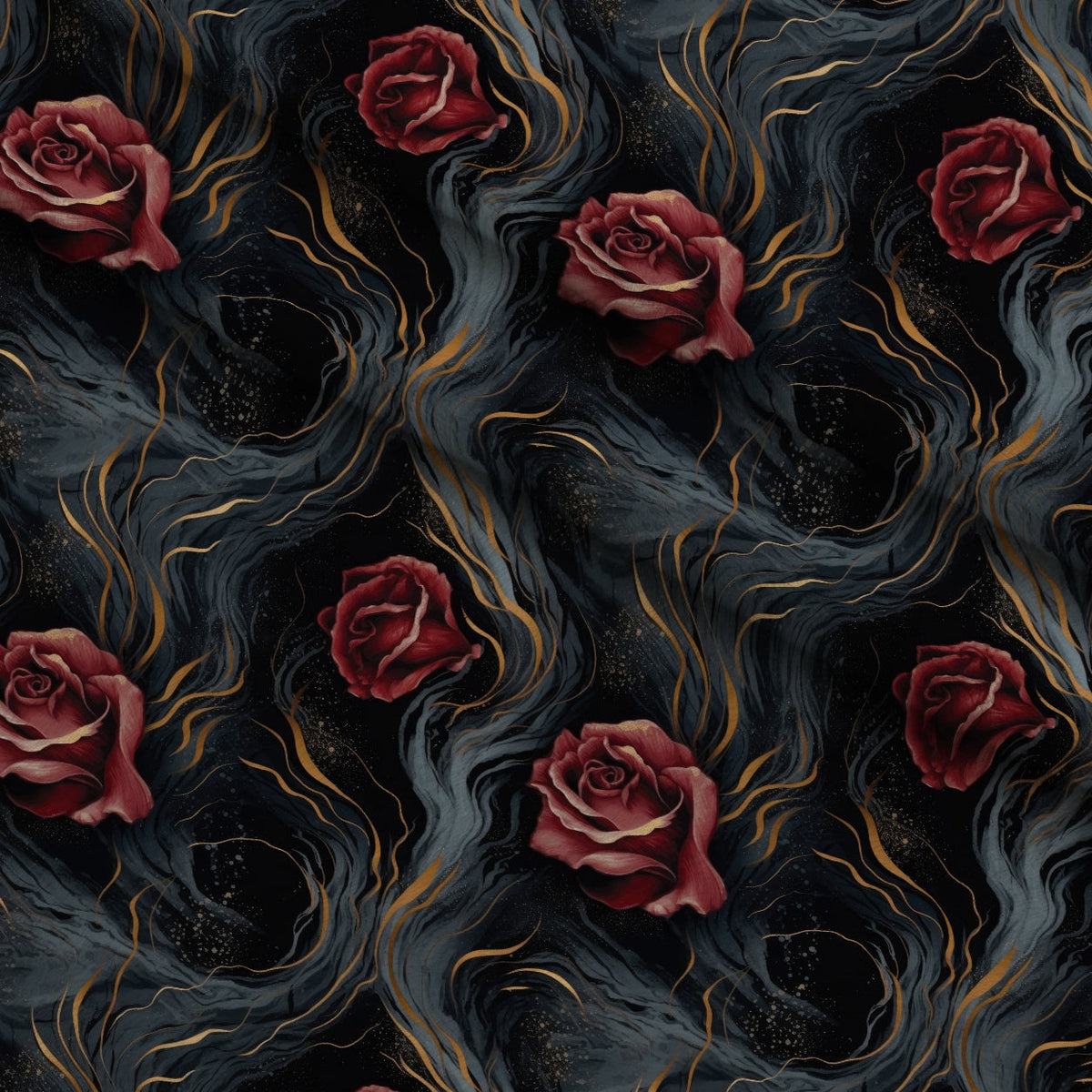 Gilded Rose Marble Pattern 8 Fleece Fabric — fleece fabric folded close-up preview (mv-fleece-v1:lying)