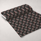 Gilded Rose Marble Pattern 9 Fleece Fabric — fleece fabric unrolled bolt preview (mv-fleece-v1:bolt)