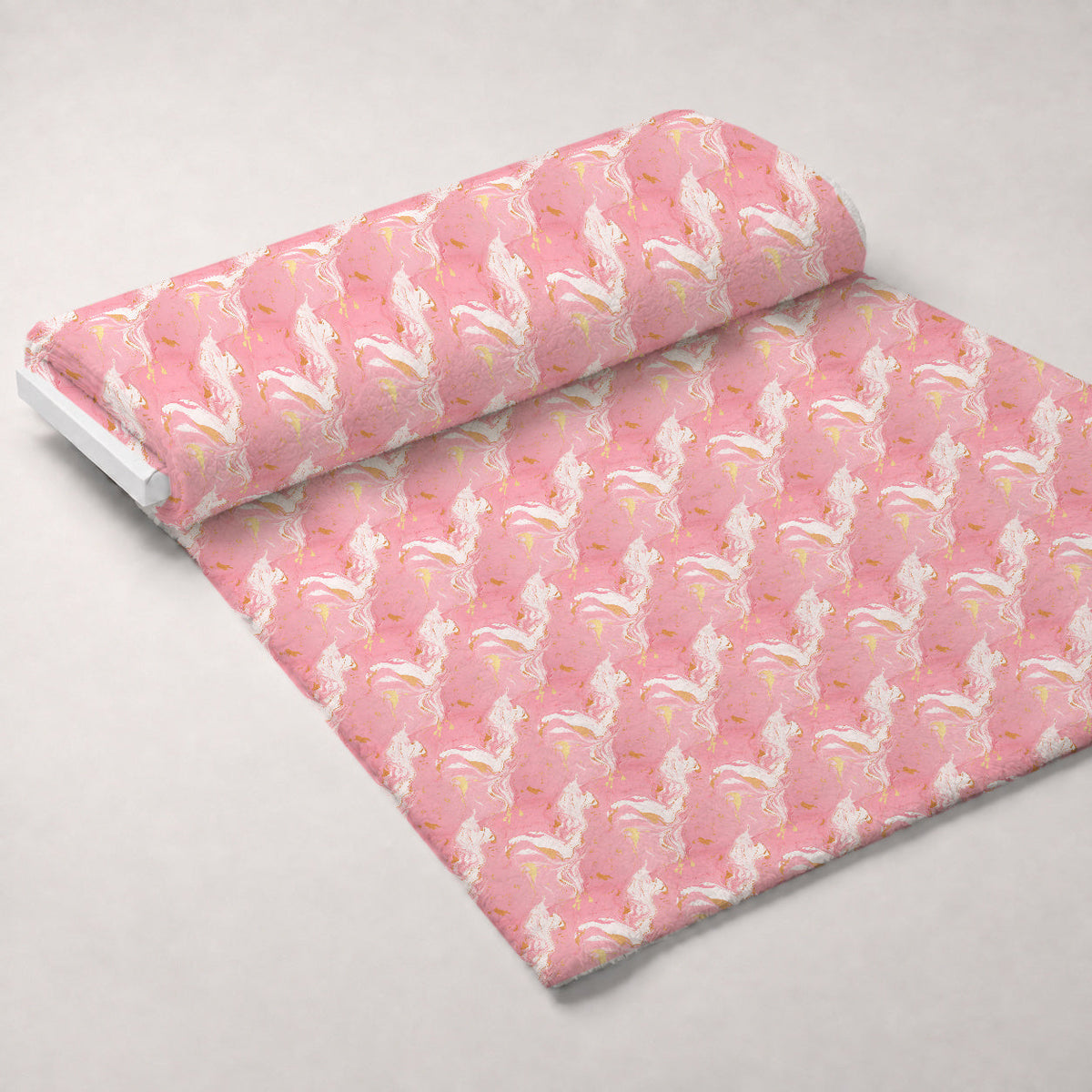 Gilded Rose Quartz Pattern 4 Fleece Fabric — fleece fabric unrolled bolt preview (mv-fleece-v1:bolt)
