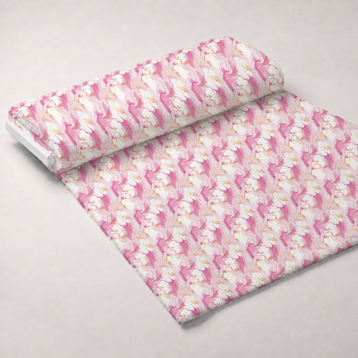Gilded Rose Quartz Pattern 7 Fleece Fabric — fleece fabric unrolled bolt preview (mv-fleece-v1:bolt)