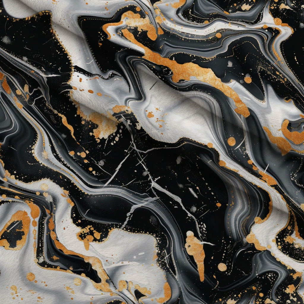 Gilded Stone Pattern 13 Fleece Fabric — fleece fabric folded close-up preview (mv-fleece-v1:lying)