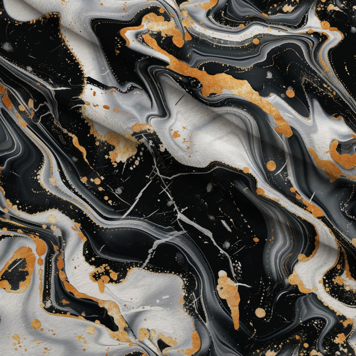 Gilded Stone Pattern 13 Fleece Fabric — fleece fabric folded close-up preview (mv-fleece-v1:lying)