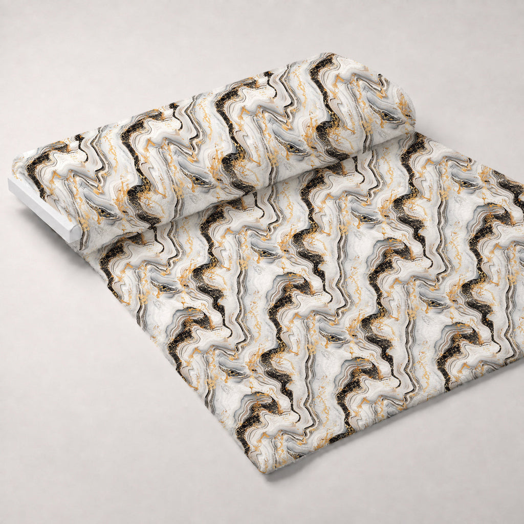 Gilded Stone Pattern 14 Fleece Fabric — fleece fabric unrolled bolt preview (mv-fleece-v1:bolt)