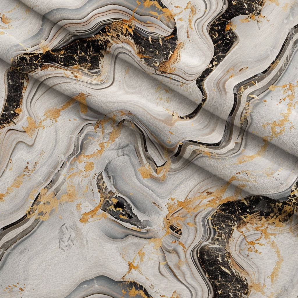 Gilded Stone Pattern 14 Fleece Fabric — fleece fabric folded close-up preview (mv-fleece-v1:lying)