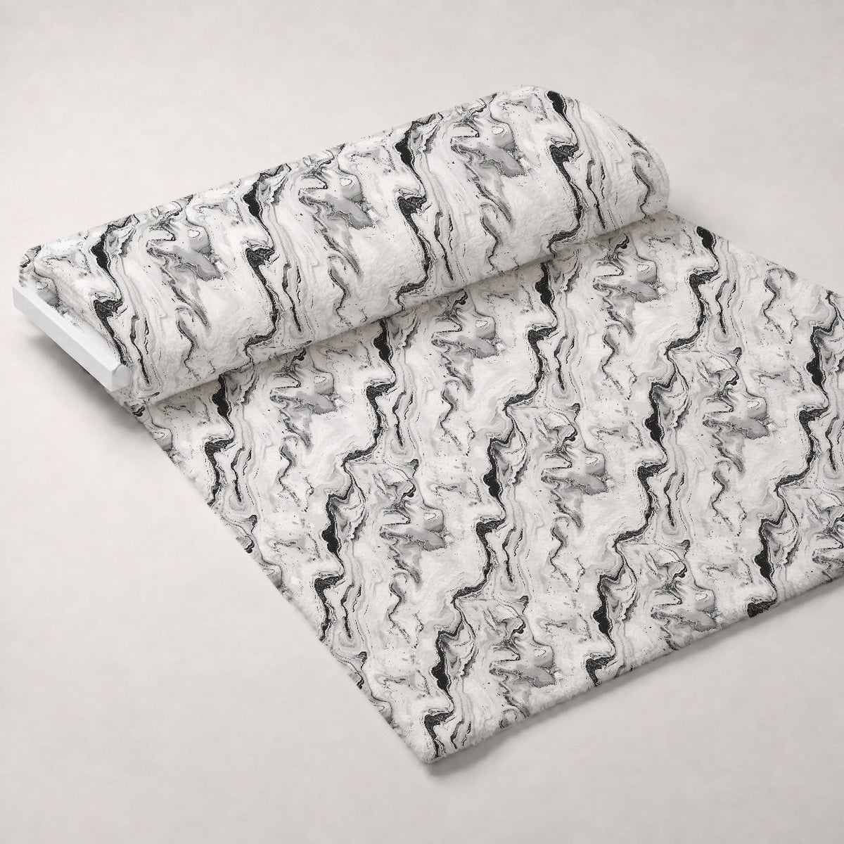 Gilded Stone Pattern 17 Fleece Fabric — fleece fabric unrolled bolt preview (mv-fleece-v1:bolt)